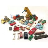 Dinky unboxed group of models to include 430 Breakdown Lorry, 237 Mercedes Benz, 178 Plymouth