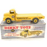 Dinky 933 (533) Leyland Cement Wagon "Ferrocrete" - yellow including Supertoy hubs with grey treaded