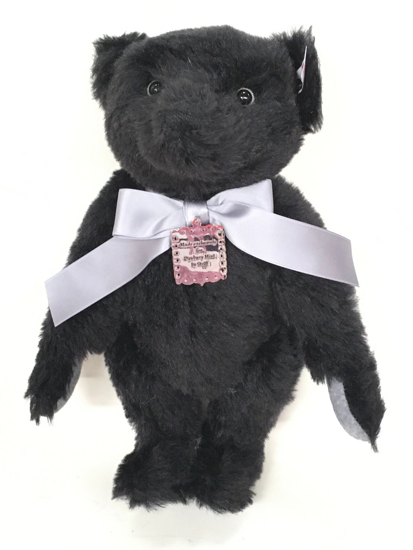 Steiff Victoria the Penny Black Bear, White Tag 690846, black mohair, LE 439 of 1819. Exclusive to - Image 3 of 3