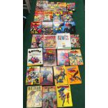 Collection of DC/Marvel and other comic books and annuals to include Batman and Superman.