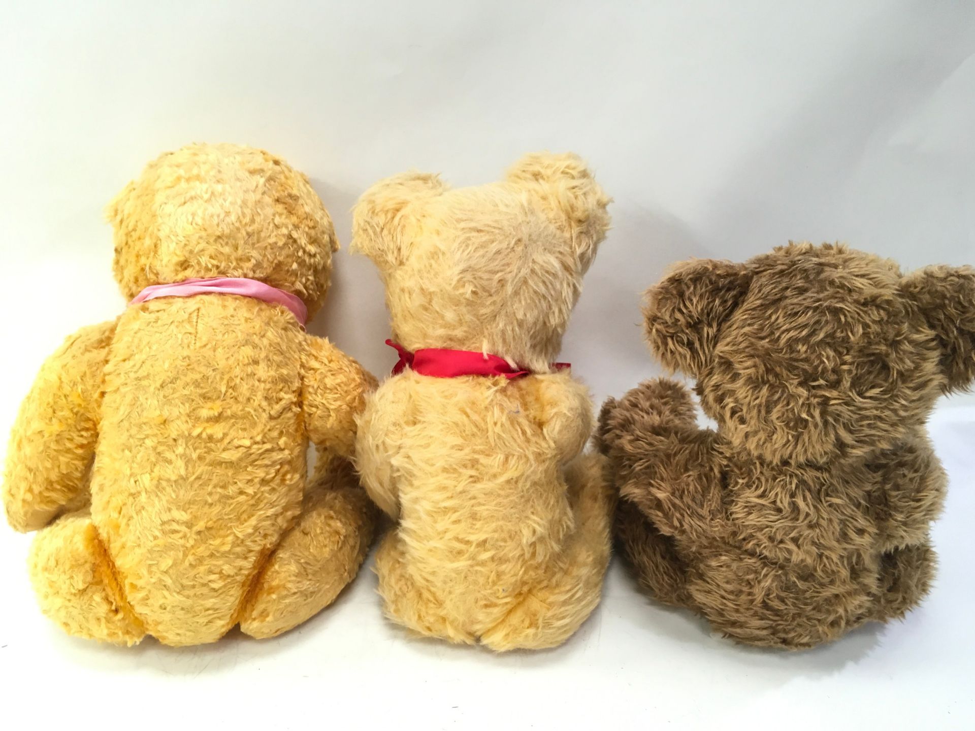 Two vintage teddies and another. - Image 2 of 2