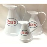 3 x Esso jugs. (294)