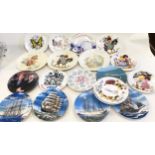 Large collection of Poole Pottery transfer printed small plates. Various themes. 29 in lot