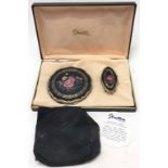 Stratton ladies compact set in original box.