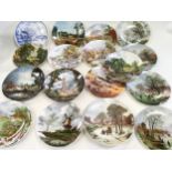 Large collection of Poole Pottery transfer printed small plates. Various themes. 24 in lot