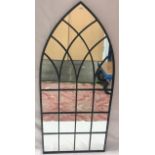 Tall arched outdoor mirror (208)