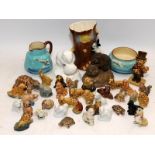 Collection of ceramics to include a number of Wade Whimseys, Poole Pottery and Torquayware