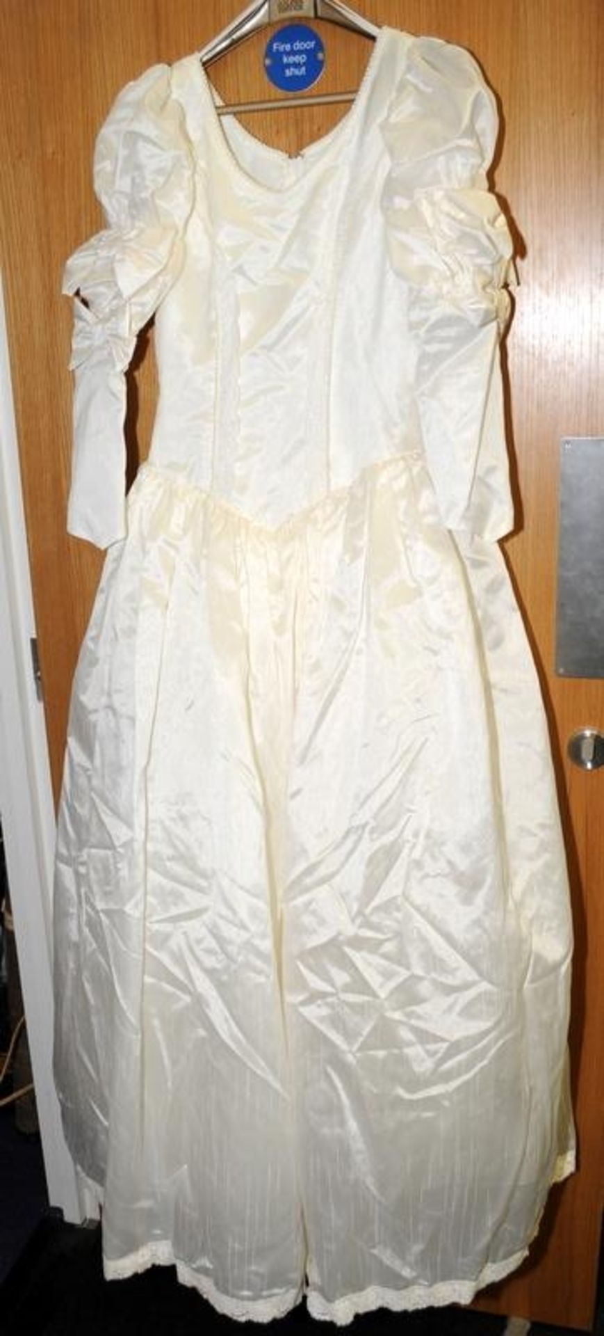 Ivory wedding dress by Berketex size 12, supplied in a Harrods box