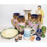 Quantity of vintage ceramics to include Clarice Cliff, Beswick, Goebel etc