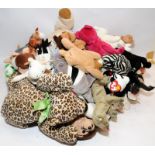 A large quantity of TY Beanie Babies