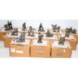 Danbury Mint The Magic of the Crystal pewter figures. Complete set of 12 different figures. All