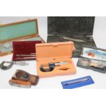 Small collection of vintage precision engineering tools