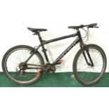 Carrera Parva black mountain bike 21 gears 24" wheel size 22" frame size.