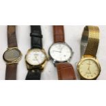 Collection of quartz watches to include oversize gents Lacoste and unusual ladies Seiko 2p20-0049