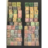 Vintage stamps: Wurttemberg, double sided stockcard. High catalogue value