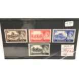 QEII mint high value castles stamps 1955-8. Sg ref 536-9 cat £275