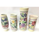 Poole Pottery collection of LE pattern vases (8)
