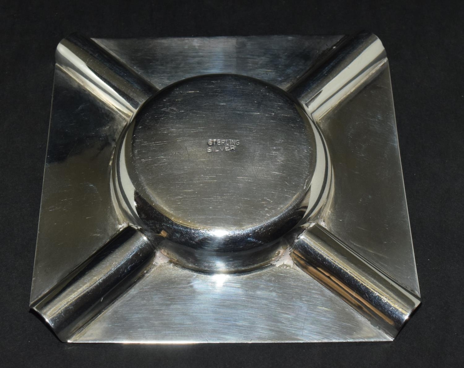 Pair of silver ash trays 94g - Image 8 of 9