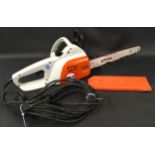 Stihl MSE 140 electric chainsaw in good working order.