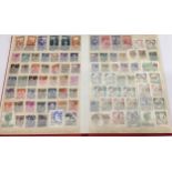 Stamps: Red album of Italy stamps ref 89