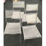 Mid centaury set 4 "Spaghetti" dining chairs