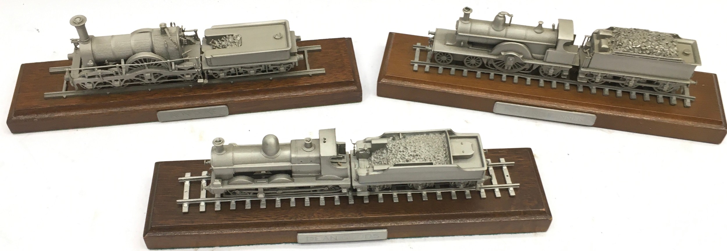 Large collection of static display pewter locomotives 13 in all - Bild 4 aus 5