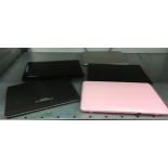 5 x note book laptops (untested)