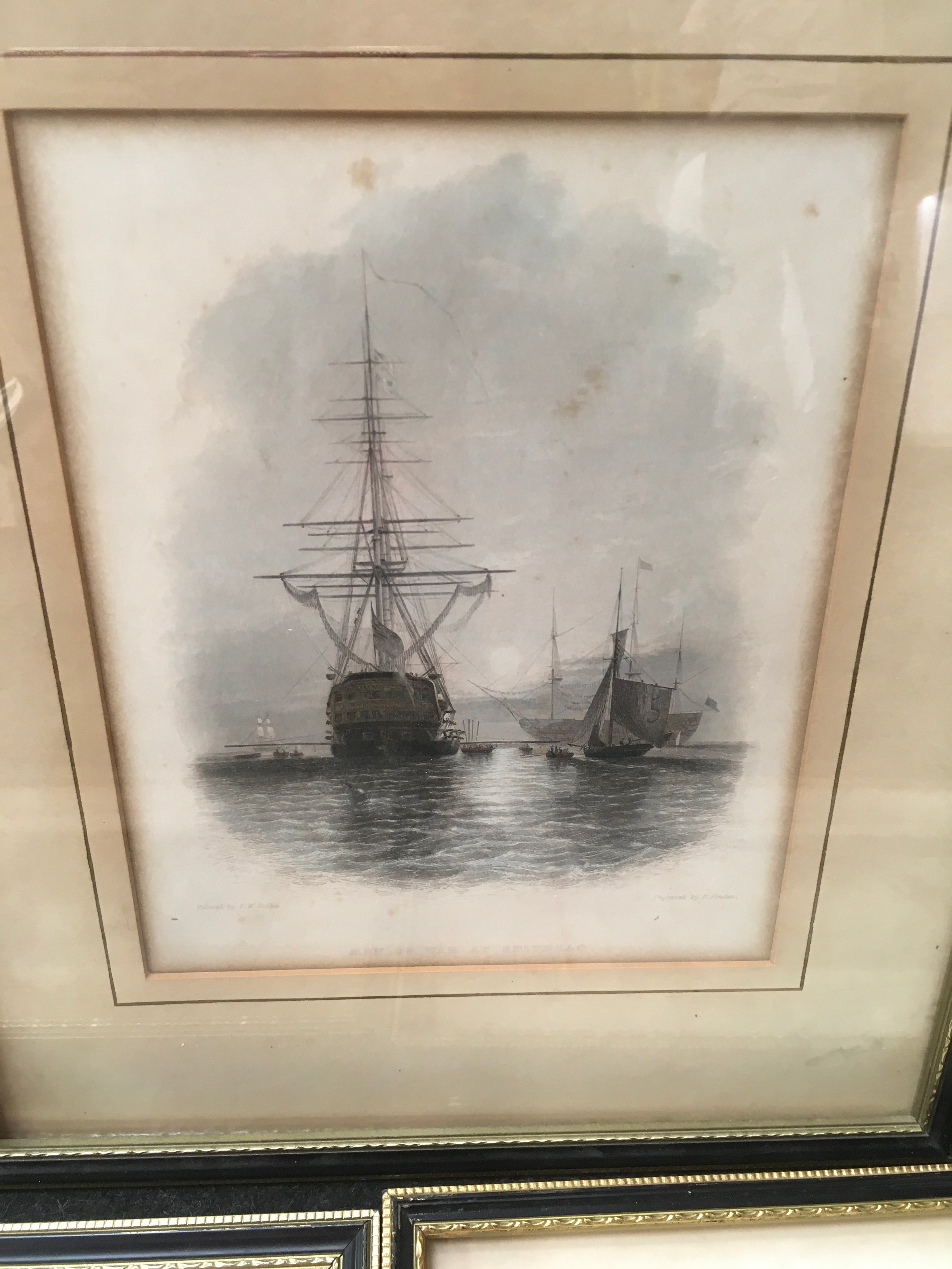 E.W.Cooke a collection of 5 19C prints of Harbour and Seascapes - Bild 3 aus 6