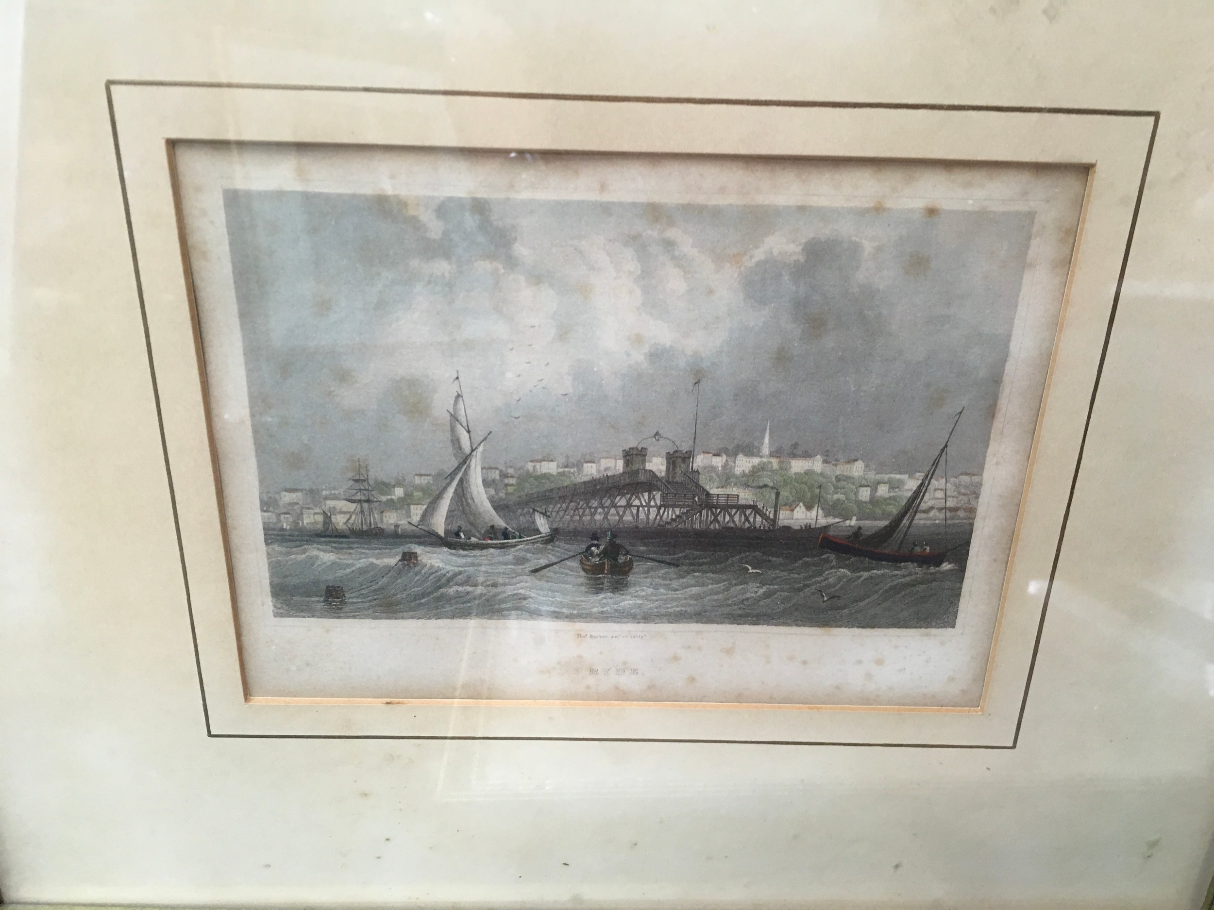 E.W.Cooke a collection of 5 19C prints of Harbour and Seascapes - Bild 2 aus 6