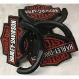 3 Harley Davidson hooks. (198)