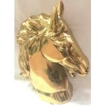 Gold horse head (al) (167)