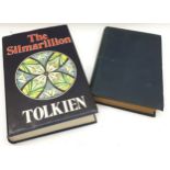 Two vintage books: Tolkein The Silmarillion, The Book Club first impression 1977 in hardback with