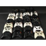 Large quantity of mainly Xbox gaming controllers (27).
