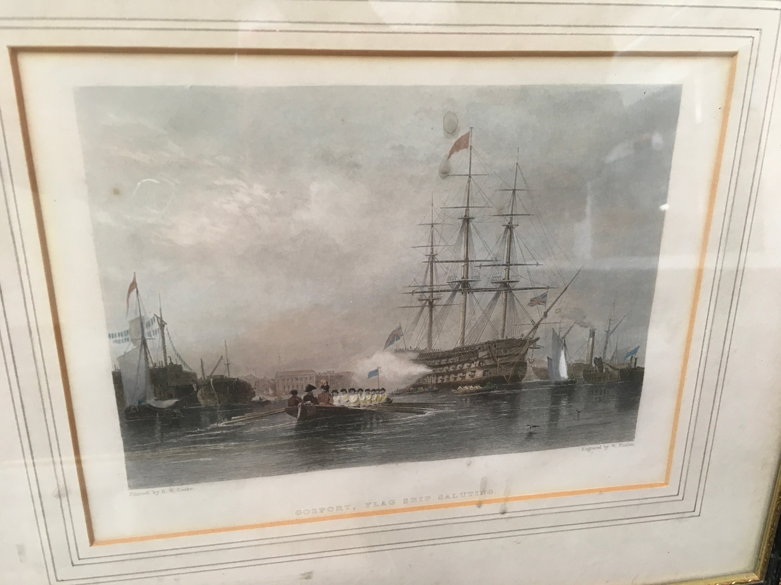 E.W.Cooke a collection of 5 19C prints of Harbour and Seascapes - Bild 4 aus 6