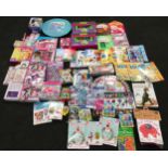 Large collection of new games, toys and stationery items to include Disney Tsum Tsum Squishies, Loom