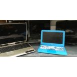 4x laptops and a portable DVD player (untested)