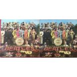 THE BEATLES X 2 COPIES OF SGT PEPPERS LONELY HEARTS CLUB BAND ALBUMS.