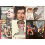 6 X DAVID BOWIE LP RECORDS