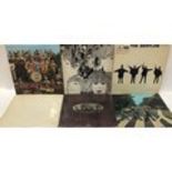 BEATLES VARIOUS VINYL LP RECORDS. This collection are on Parlophone ( Yellow & Black) labels -