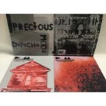 DEPECHE MODE LP VINYLS X 4. Here we have Ex condition albums entitled - Precious - Barrel Of A Gun -