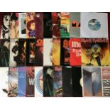 COLLECTION OF 30 ROCK RELATED 7” SINGLES. Artists in this bunch include - Guns N’ Roses - Iron