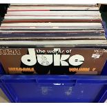 BOX OF VARIOUS JAZZ RELATED VINYL RECORDS