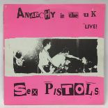 SEX PISTOLS - ANARCHY IN THE UK LIVE 1ST PRESSING LP. Released in 1985 and found here in Ex