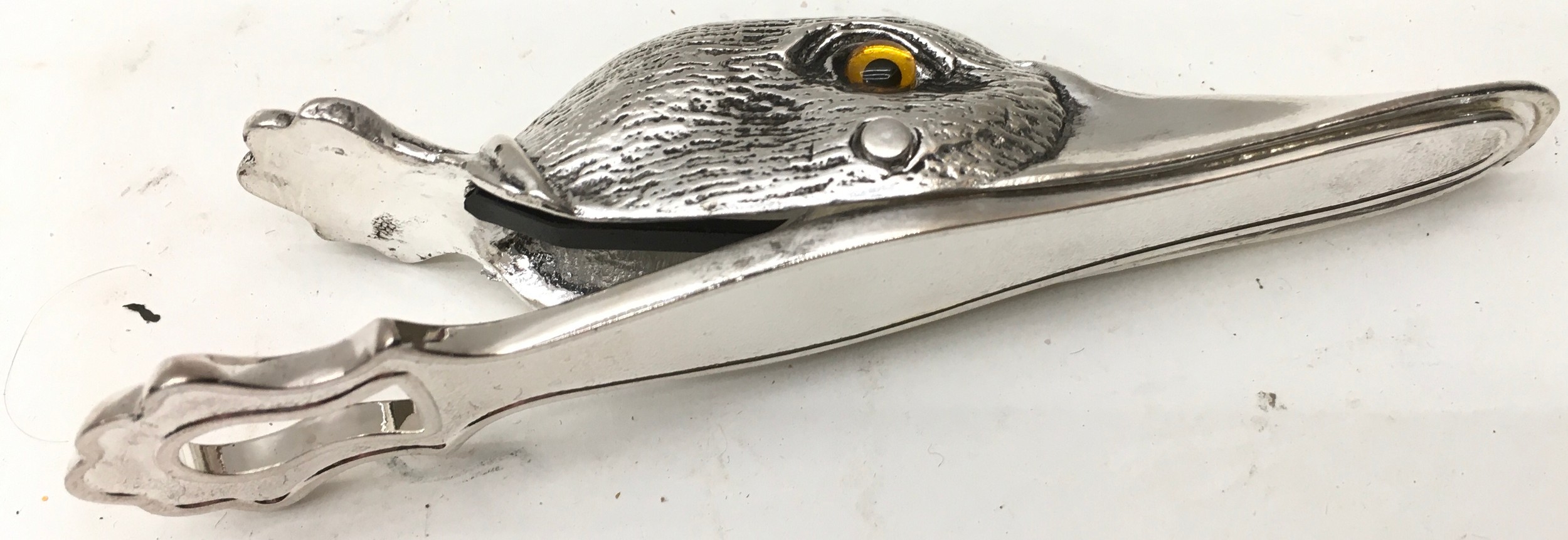 Silver plate clip in the form of a "Duck - Image 3 of 3