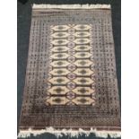 Afgan/Iranian rug in a beige and brown decoration 180x120cm