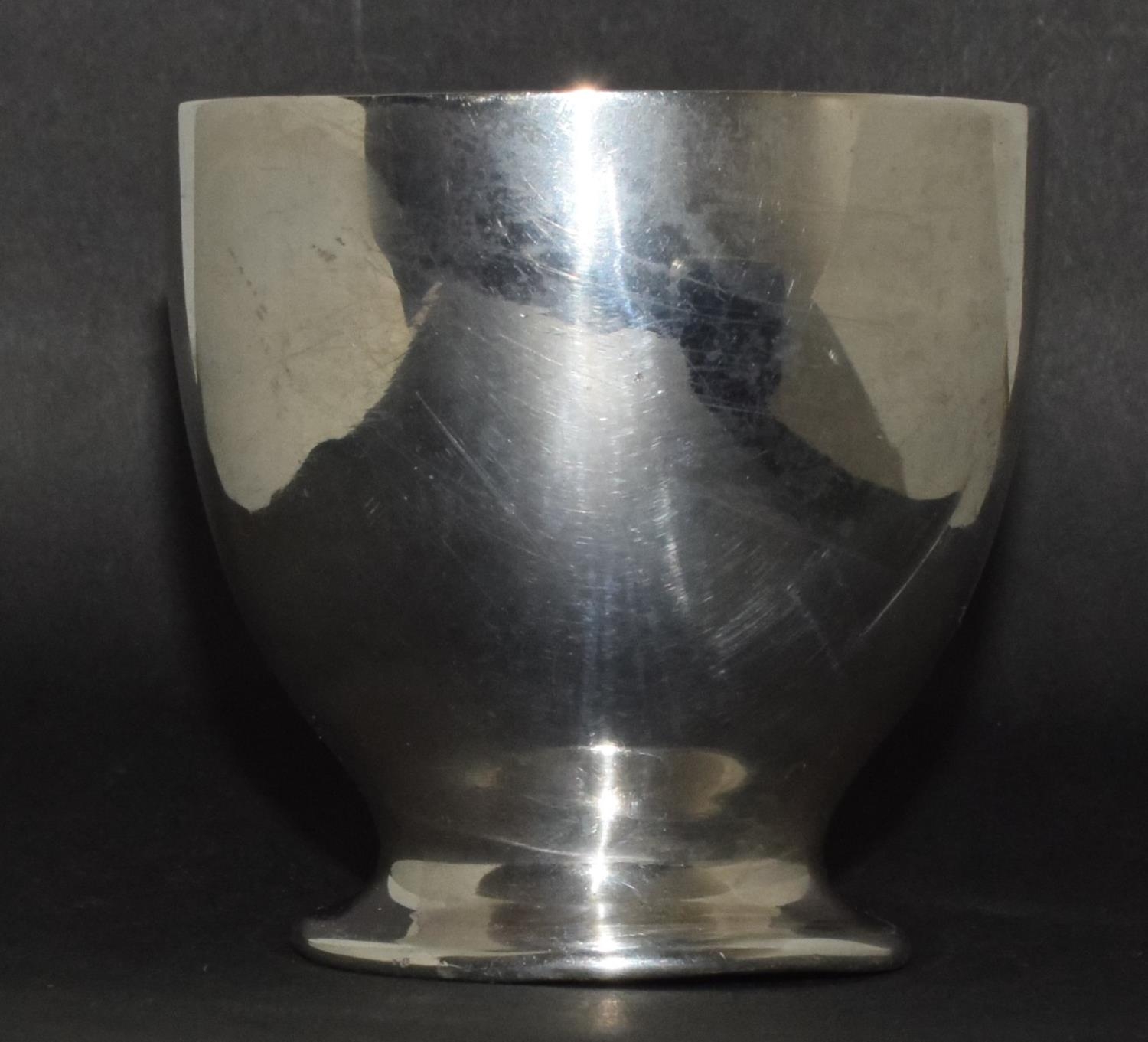 Silver christening cup Retailed my "Harrods" London 1924 7cm tall - Image 14 of 14