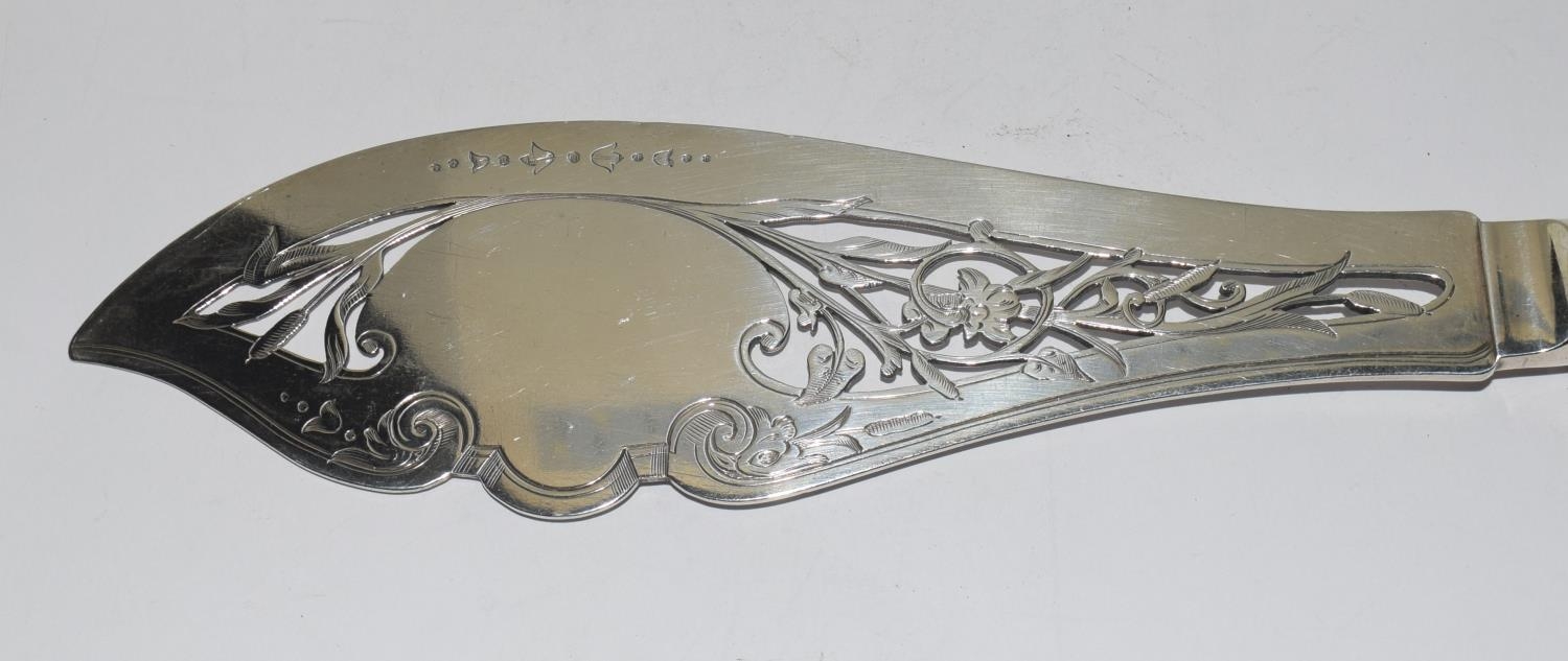 Pair of highly decorated Victorian Fish servers showing images for fishermen and boats etc Sheffield - Image 6 of 8