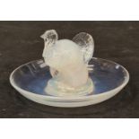 R Lalique model of a "Turkey" pin tray signed at base no 287