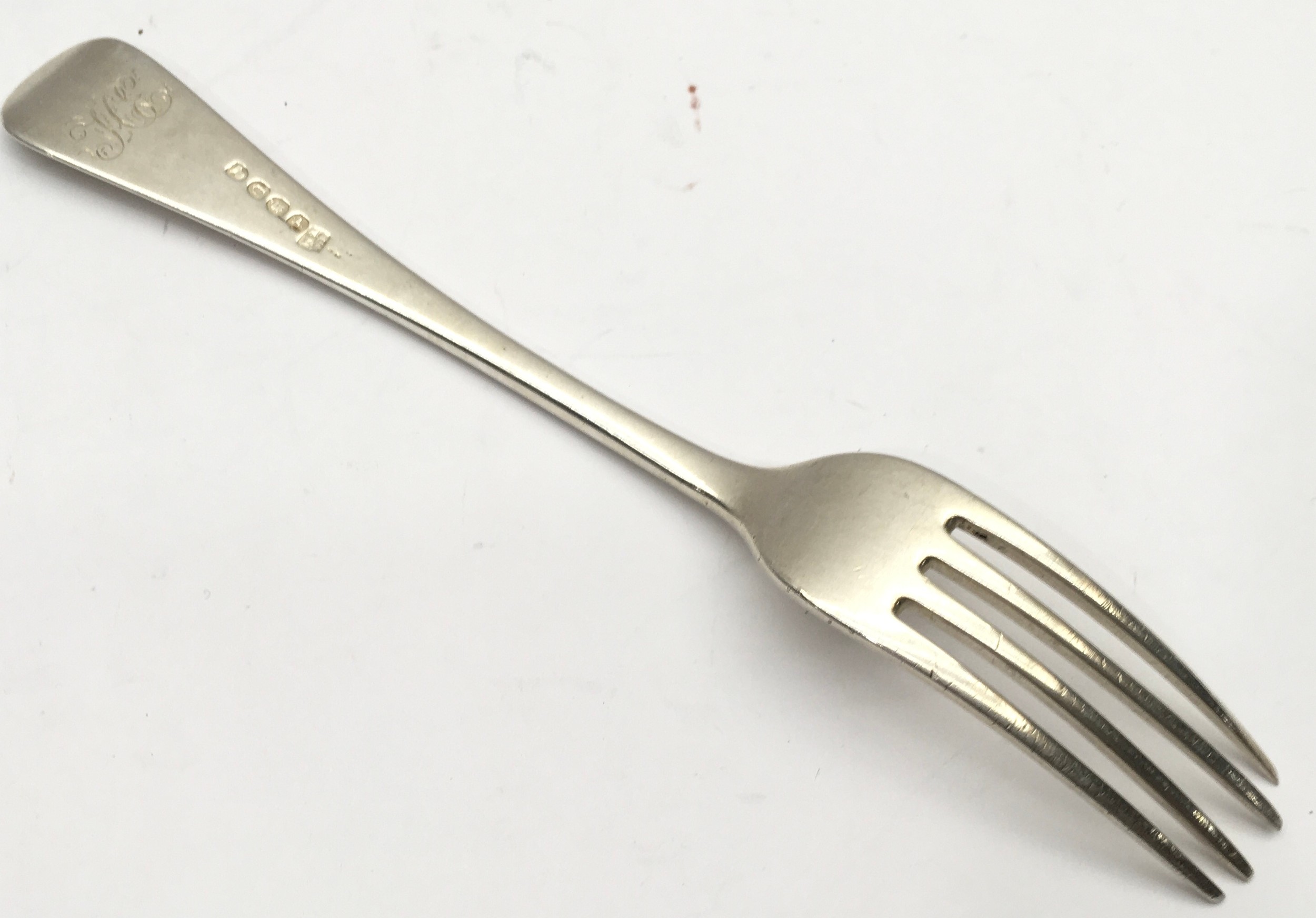 Georgian Silver H/M fork and spoon - Image 2 of 5