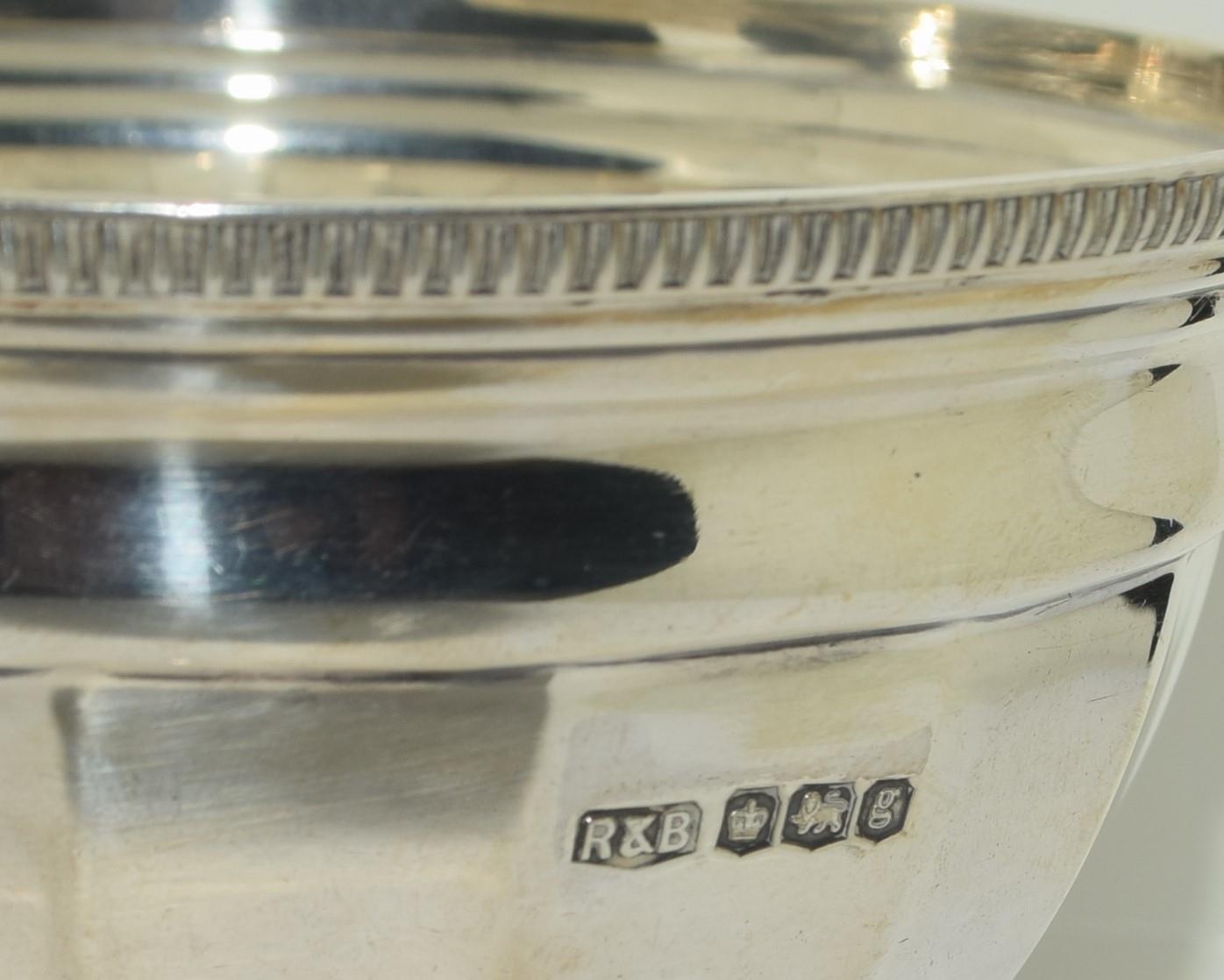 Silver H/M bowl Sheffield 1924 by Roberts and Belk ltd - Image 4 of 5